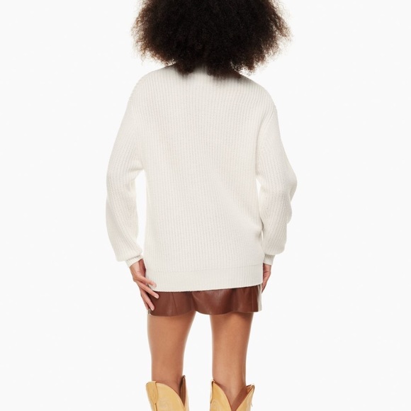 NWT Aritzia Montpellier Sweater Light Birtch - Picture 2 of 5